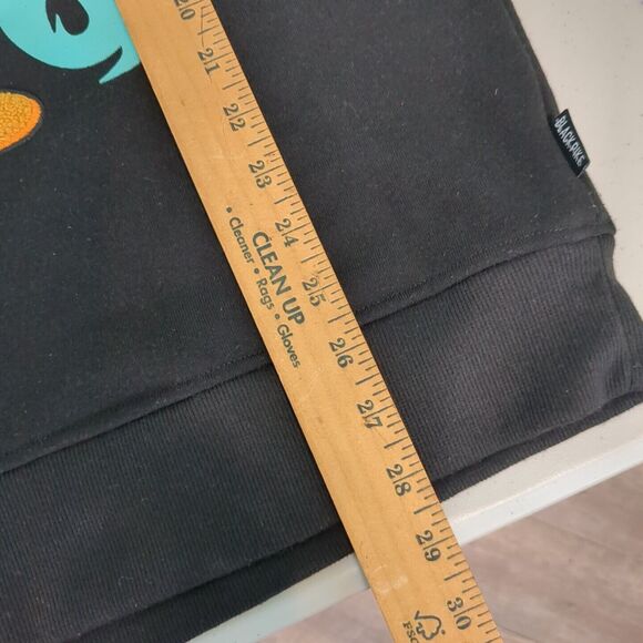 Black Pike Notorious Duck Print Black Crewneck Long Sleeve Sweatshirt large Devi - Picture 5 of 7